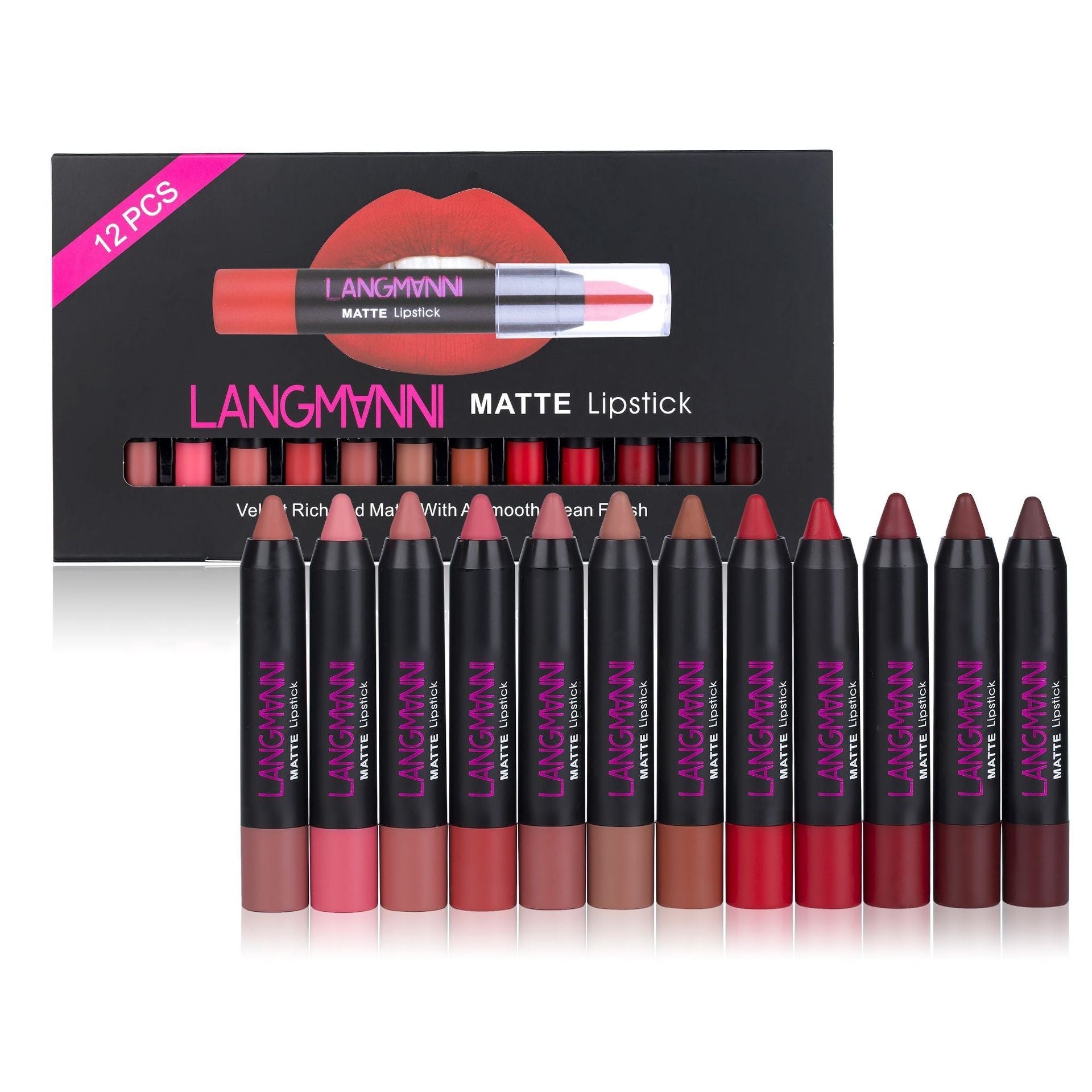 Non-Stick Cup Matte Lipstick And Lip Gloss Set