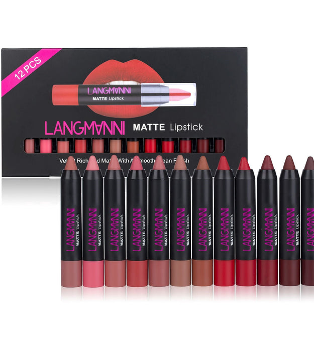 Non-Stick Cup Matte Lipstick And Lip Gloss Set