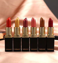 Shiny Metallic Lipstick Pearlescent Color Temperature Change Lipstick Gilt Lipstick