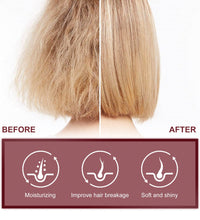 Hair Repair Damaged Dry Manic Moisturizing Soft Hair Conditioner before and after