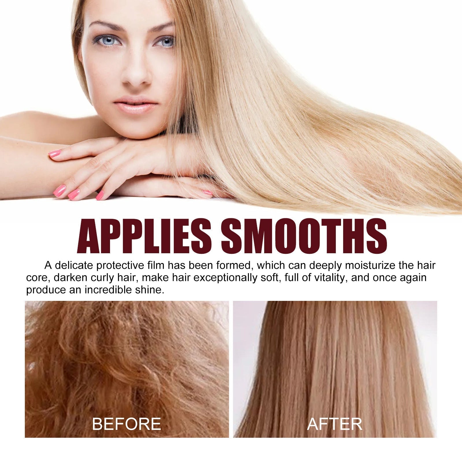 apples smooths Hair Repair Damaged Dry Manic Moisturizing Soft Hair Conditioner