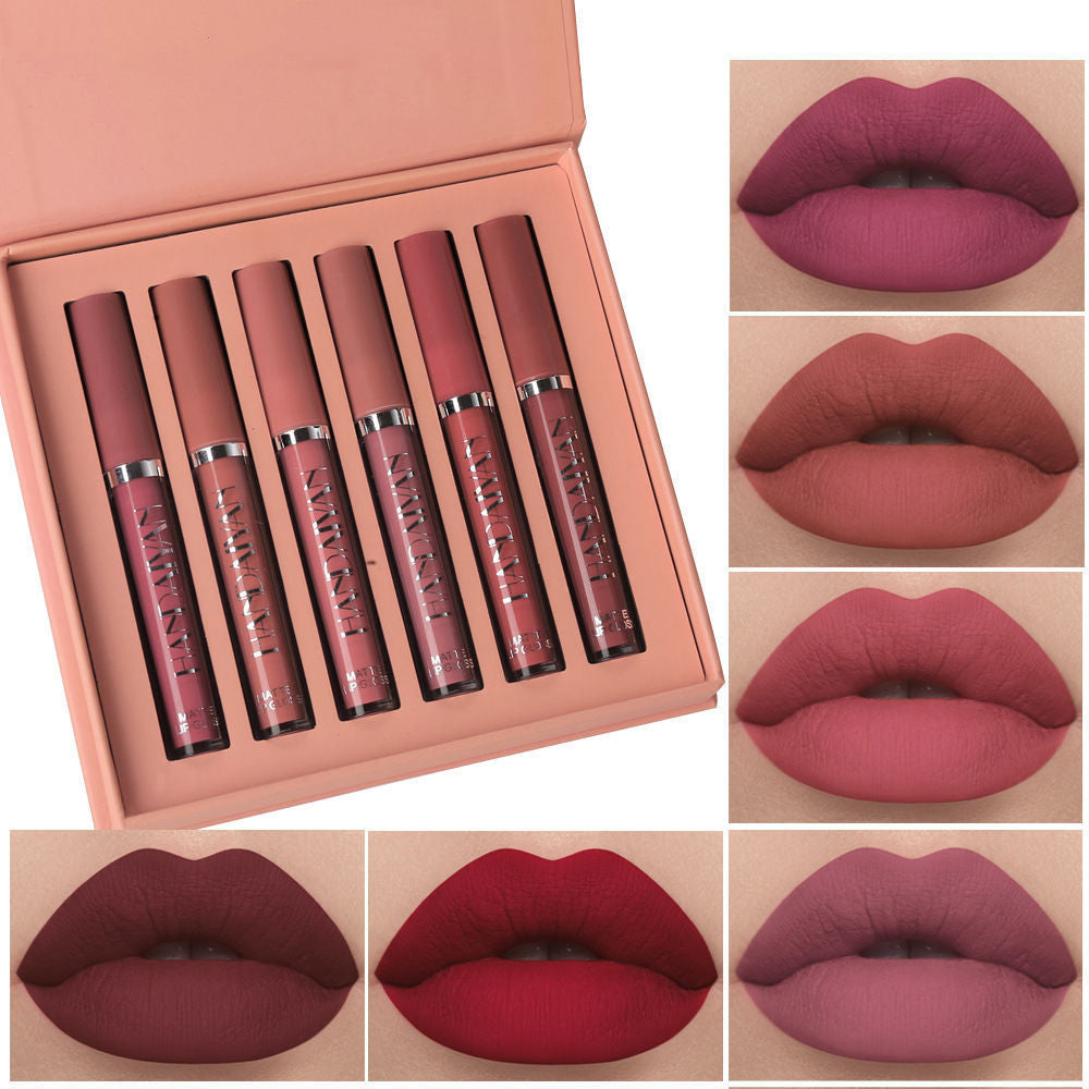 Matte Lip Gloss Set Big Red