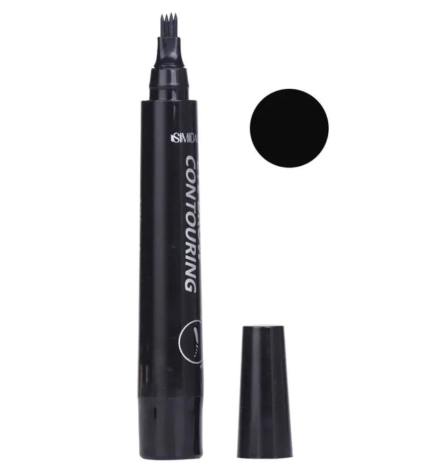 Long-Lasting 4-Tip Liquid Eyebrow Pencil